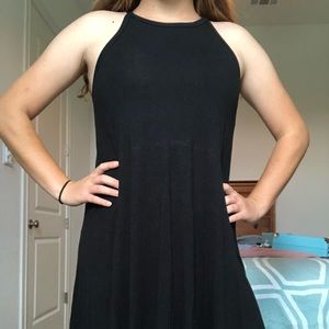 black casual dress
